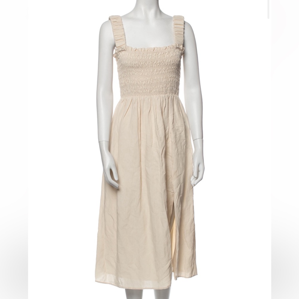 Nicholas Cream Midi Dress